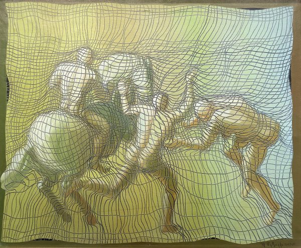 The horse rider with other two