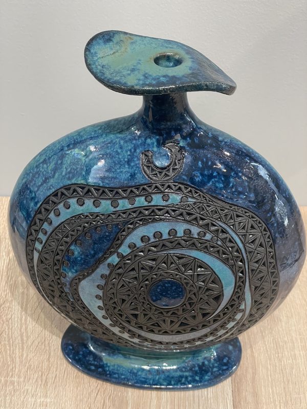 POTTERY FLASK-VASE - Image 2