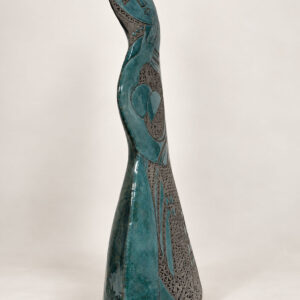 Alternative view of WAITING - (sculpture)